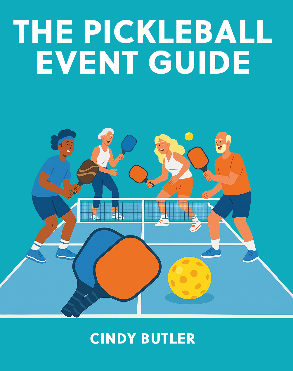 Cover of The Pickleball Event Guide by Cindy Butler