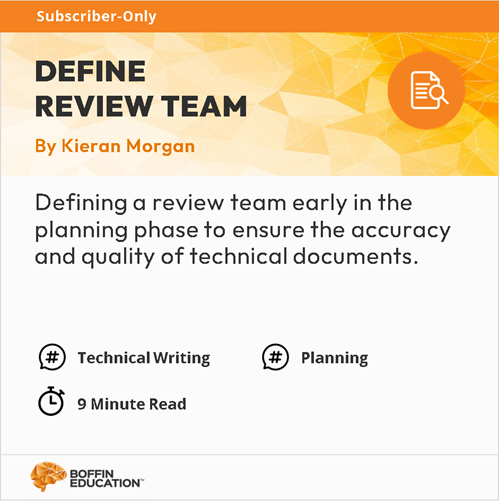 Define Review Team